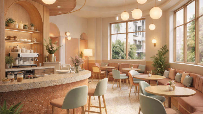 butik mekânlar için iç mimari render ve tasarım hazırlarım