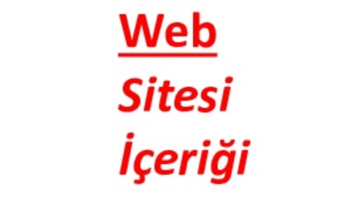 web siteniz için içerik yazabilirim