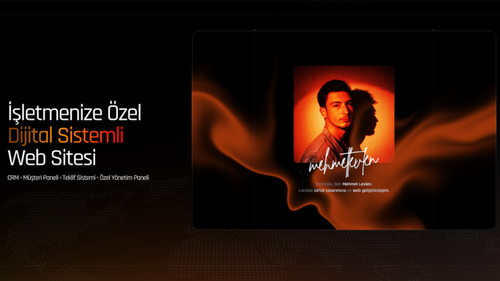 işletmenize özel dijital sistemli web sitesi kurarım