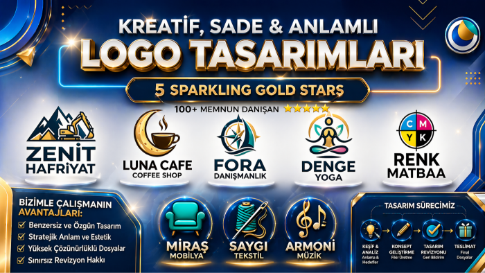 basit olmaktansa; sade,hikayesi olan anlamlı logo tasarlarım