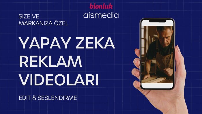 size ve markanıza özel yapay zeka reklam videoları yaparım
