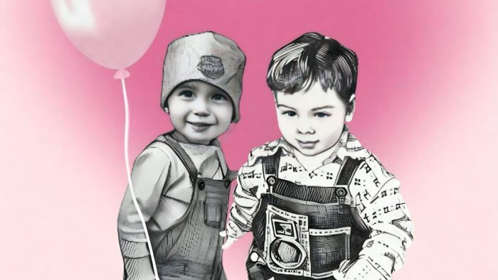 sevgilinizle bebekliğinizi aynı kareye taşıyabilirim