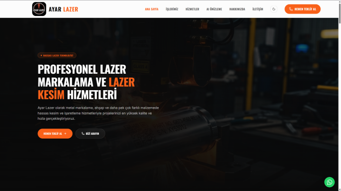 sizin için profesyonel web siteleri kodlarım