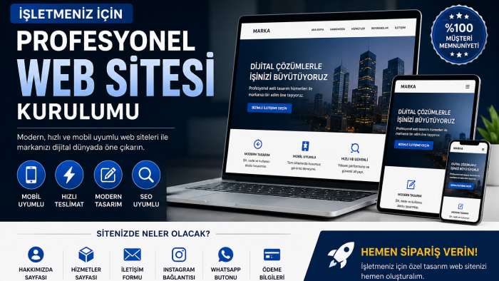 modern ve profesyonel web siteleri tasarlıyorum