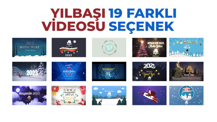 yılbaşı kutlama videoları hazırlarım
