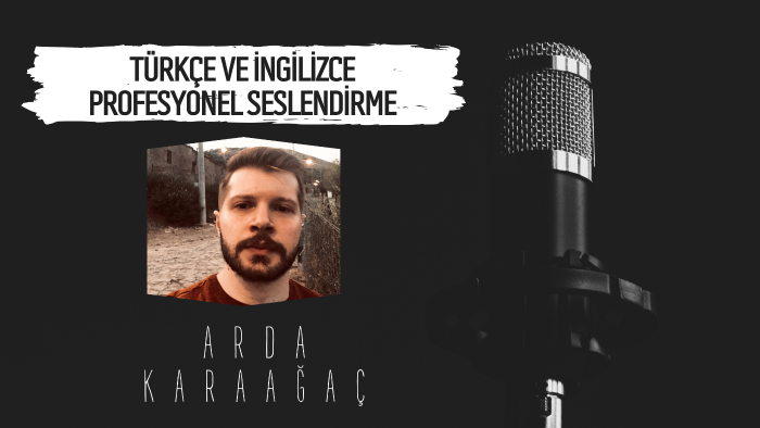 profesyonel olarak Türkçe ve İngilizce seslendirme yaparım