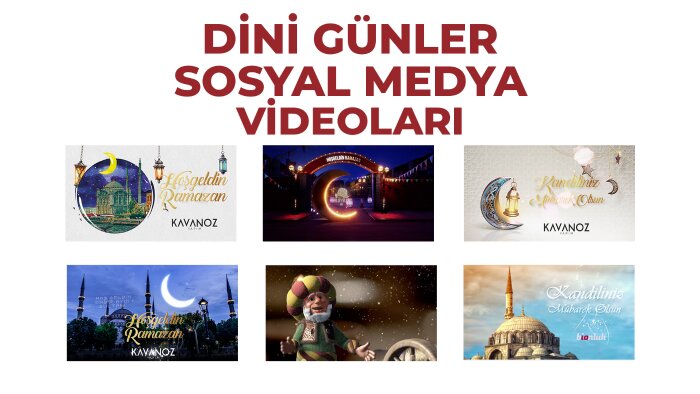 ramazan ayı, cuma günü, kandil gecesi için video hazırlarım