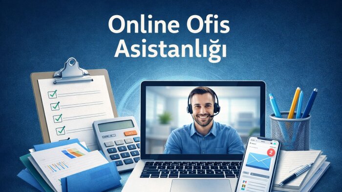  uzaktan online ofis asistanlığı hizmeti sunarım