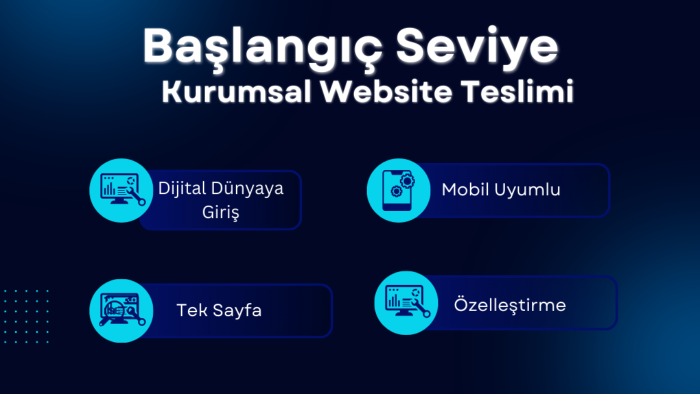 ihtiyacınıza özel tek sayfalık web siteleri geliştirebilirim