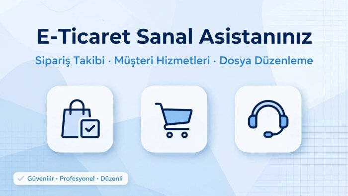  e-ticaret mağazanız için akşam müşteri desteği sağlıyorum