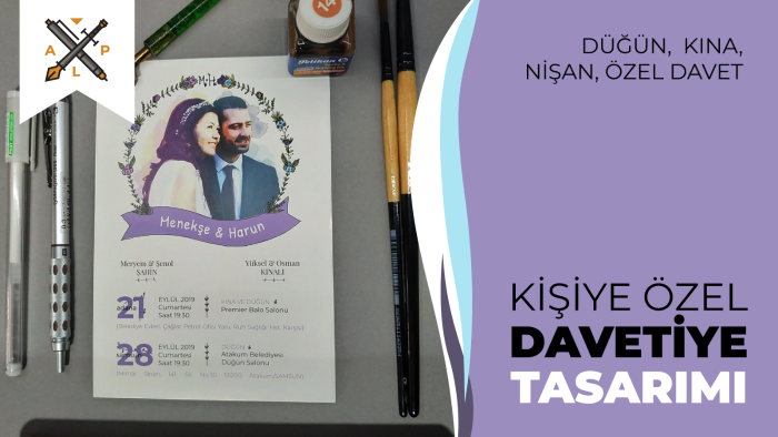 sadece size özel davetiye tasarlayabilirim