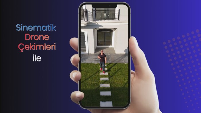 drone ile çekimi yaparım