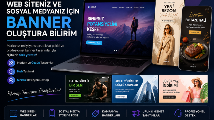 banner tasarımı yaparım
