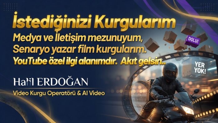 sizin istediğiniz kurguları yaparım