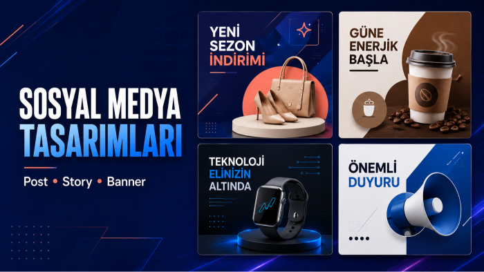 profesyonel sosyal medya görselleri tasarlarım