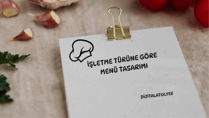 menü, logo ve davetiye tasarımı yaparım