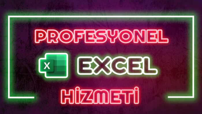 excel dosyalarınızı istediğiniz şekilde düzenleyebilirim