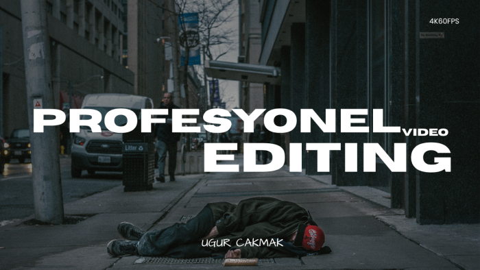 videolarınızı profesyonel şekilde editlerim/kurgularım