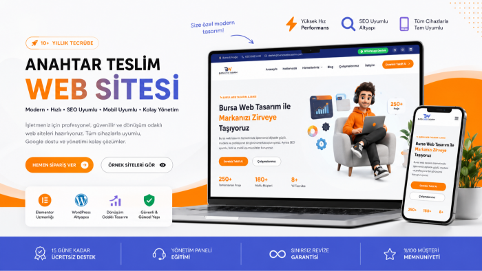 mobil uyumlu, hızlı kurumsal sitenizi yaparım