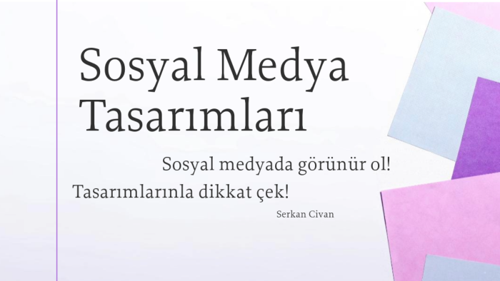 profesyonel bir şekilde sosyal medya tasarımları yaparım
