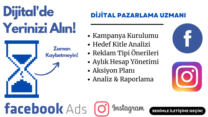 Facebook ve Instagram reklamlarınızı kurup yönetebilirim