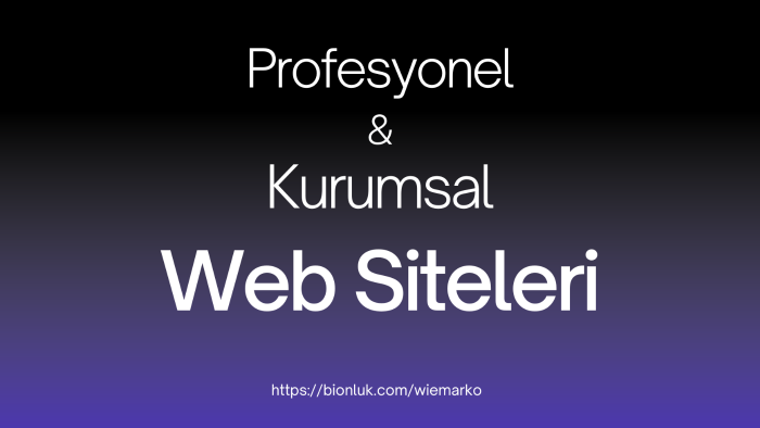 şık, hızlı ve işlevsel web siteleri tasarlayabilirim