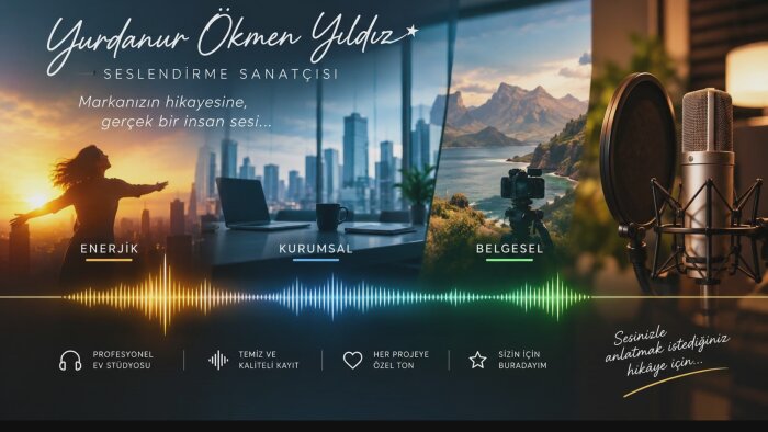 kurumsal kimliğinize uygun seslendirme yaparım
