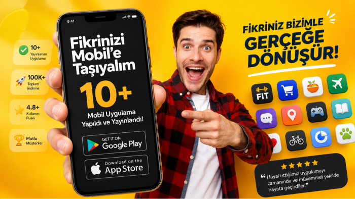 mobil uygulama geliştirebilirim