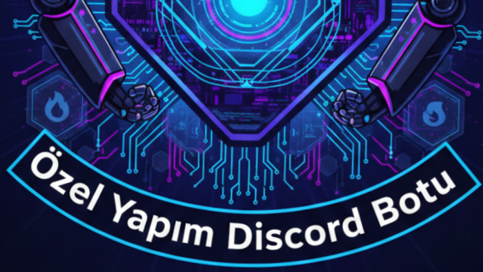 sunucunuza özel profesyonel Discord botları geliştirebilirim