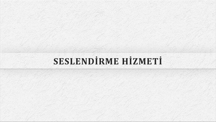 reklamlarınızı seslendiririm