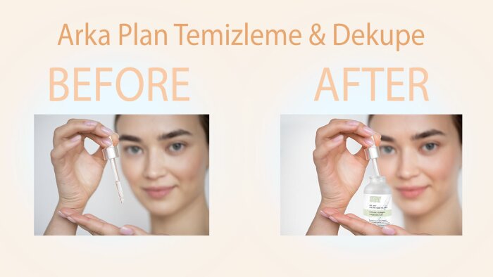 arka plan temizleme ve ürün yerleştirme yaparım