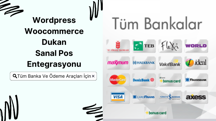 web sitenize sanal pos veya banka entegrasyonu kurarım