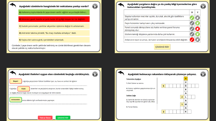 sorularınızı web ortamında etkileşimli hale getiriyorum