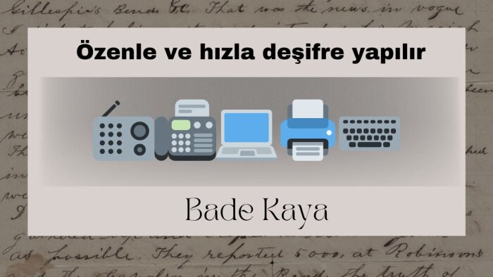 metin ve ses dosyalarını bilgisayar ortamına aktarabilirim