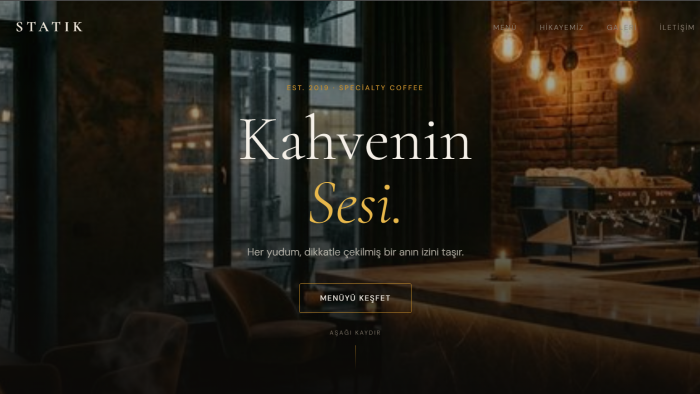 işletmeniz için statik web sitesi tasarlarım