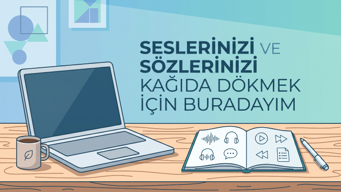 video, ses kayıtlarını deşifre edip metne dönüştürebilirim