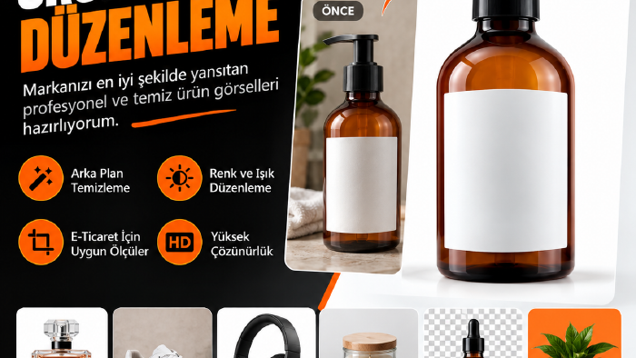 e-ticaret ürün fotoğraflarının arka planını düzenlerim