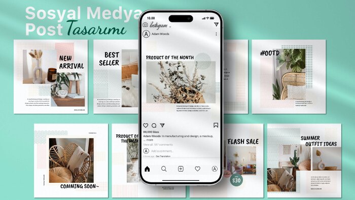sizin için harika instagram ve facebook postları hazırlarım