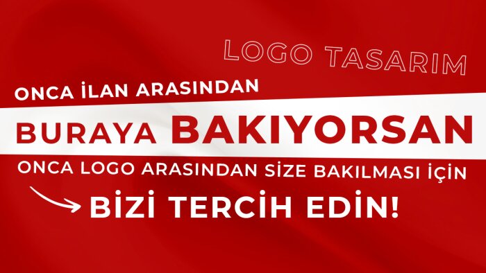 markanızla fark yaratabileceğiniz logoyu tasarlayabilirim