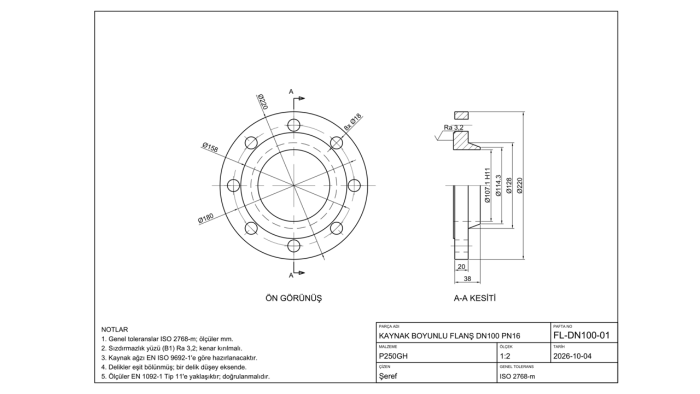 eskiz,fotoğraf veya PDF'inizden AutoCAD teknik resim çizerim