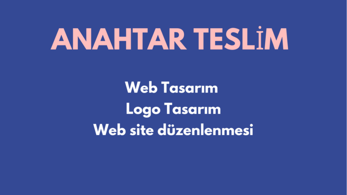 anahtar teslim web sitesi yaparım