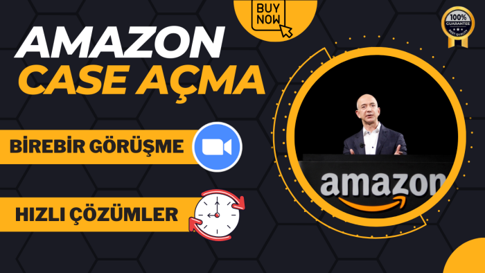 amazon sorunlarınız için yetkililerle iletişime geçerim