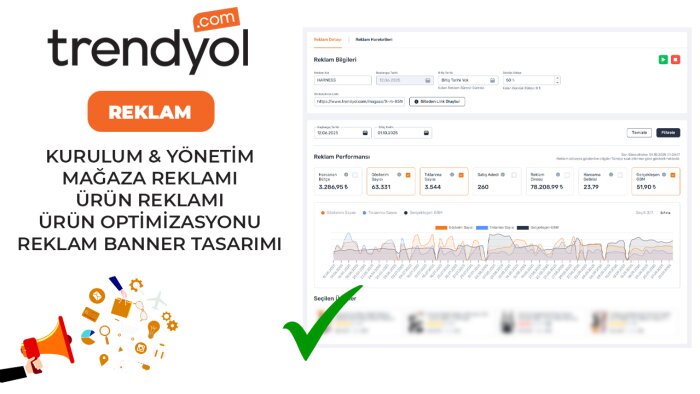 trendyol reklamlarıyla satışlarınızı arttırırım