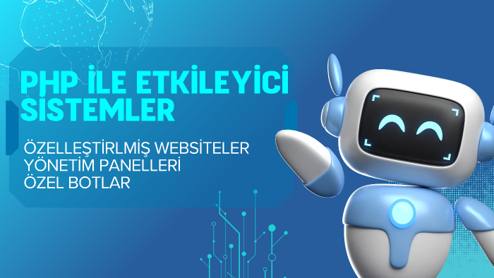 PHP ile istediğiniz sistemleri yazarım