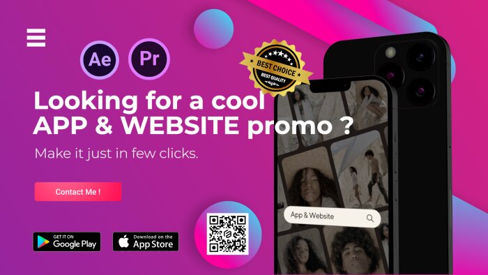mobil uygulama ve website tanıtım videoları hazırlayabilirim