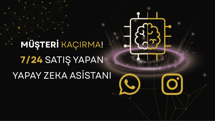 işletmenize mesajları 7/24 yanıtlayan AI asistanı kurarım