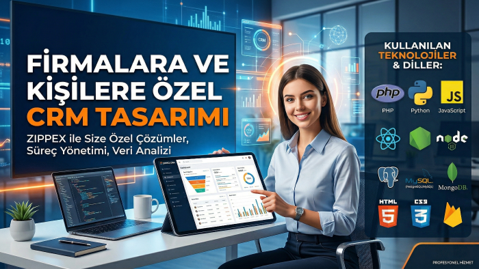 ihtiyacınza yönelik CRM tasarlıyorum