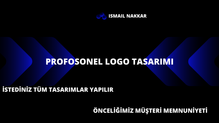 markanız için profesyonel logo tasarımı yaparım