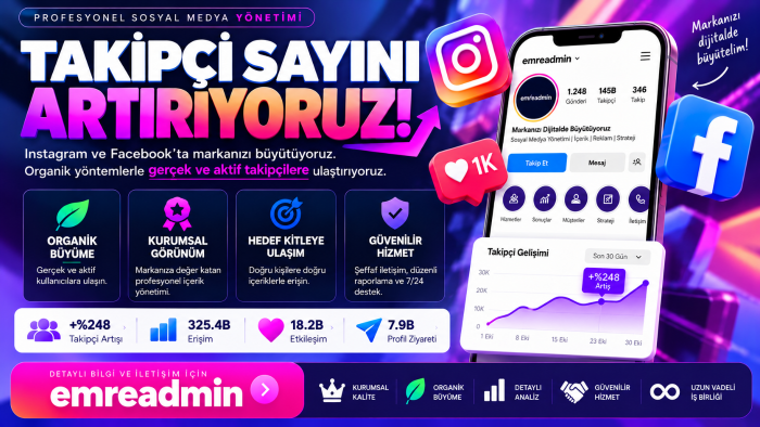 Instagram hesaplarınıza hedefli takipçi kazandırırım
