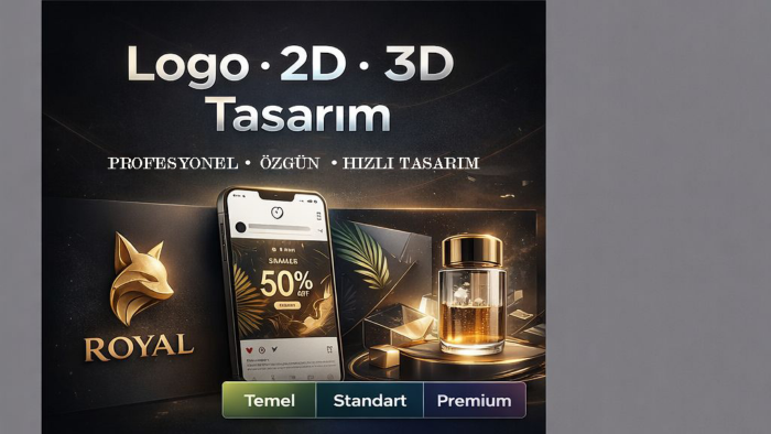 Photoshop kullanarak logo ve yaratıcı tasarımlar yaparım